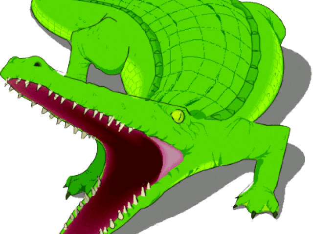 Alligator Clipart Crocodile Mouth - Crocodile Open Mouth Clipart - Png Download (640x480), Png Download