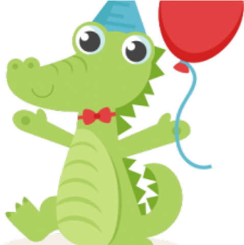 Alligator Clipart Silhouette - Bichinhos Safari Jacare Png Transparent Png (640x480), Png Download