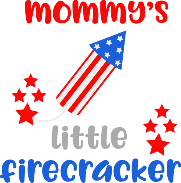 Mommy's Little Firecracker - Portable Network Graphics Clipart (593x600), Png Download