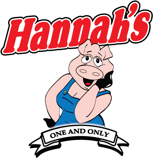 Hannah's “one & Only” Has Been An American Favorite - Hannah's Sausage Logo Clipart (600x595), Png Download