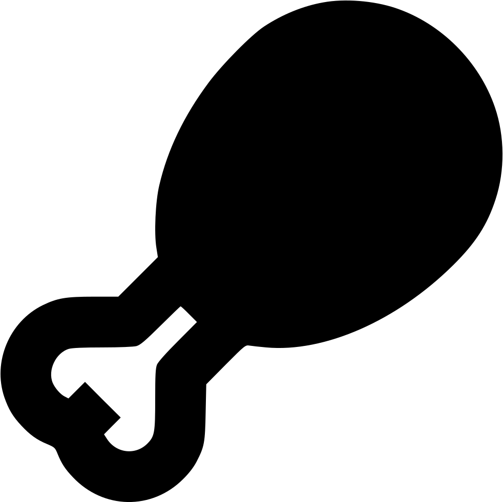 Chicken Drum Stick Comments Clipart (982x981), Png Download