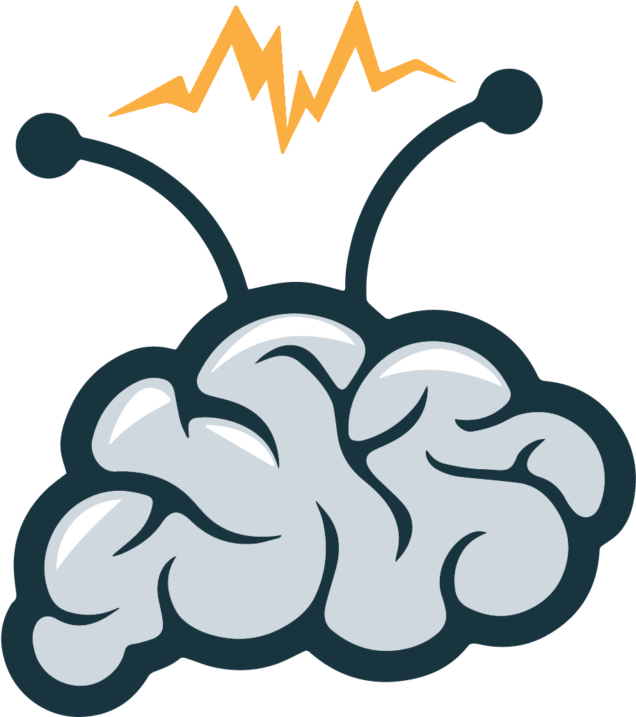 Brain On Logo Design Clipart (1330x1330), Png Download