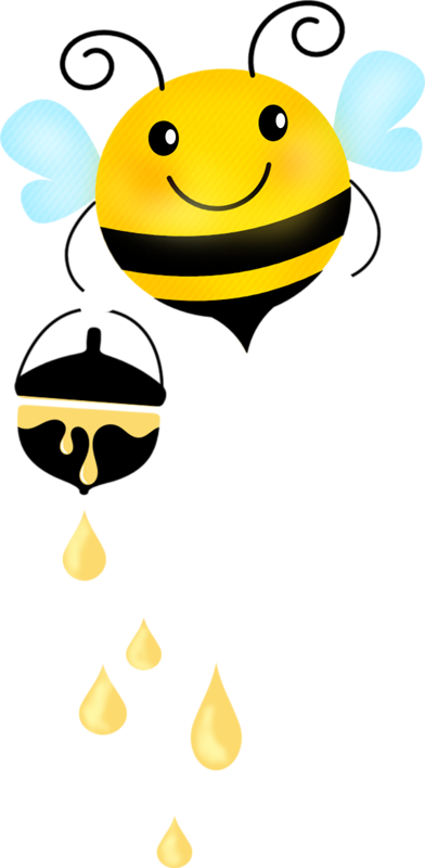 Ϧees ‿✿⁀ My Honey, Honey Bees, Humble Bee, - Bee Clipart (392x800), Png Download