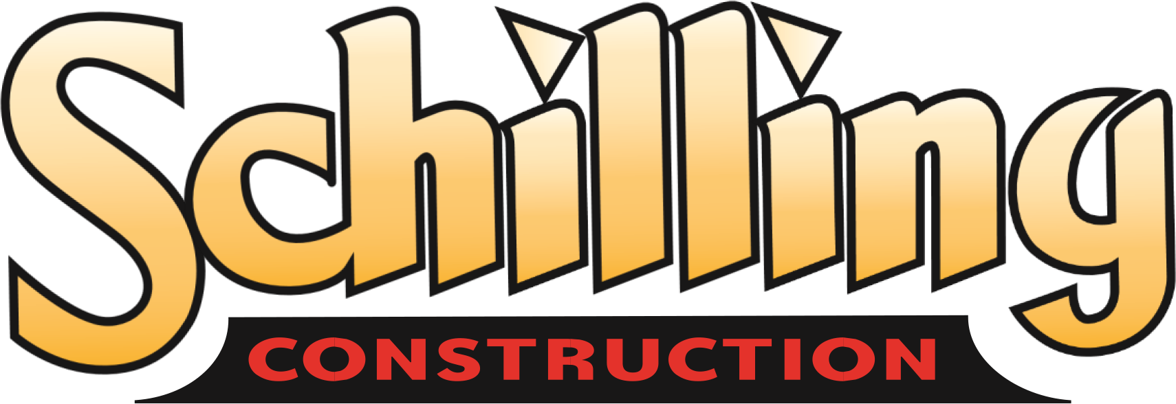 Schilling Construction - Logo Clipart (1710x588), Png Download