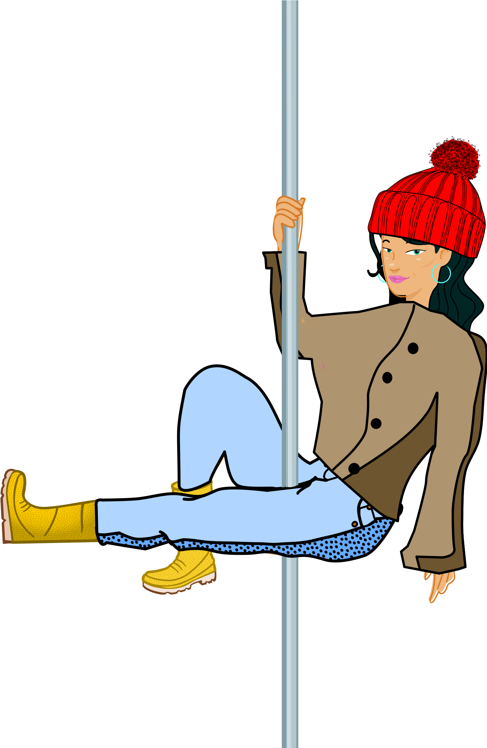 Medium Image - Clipart Stripper - Png Download (563x800), Png Download