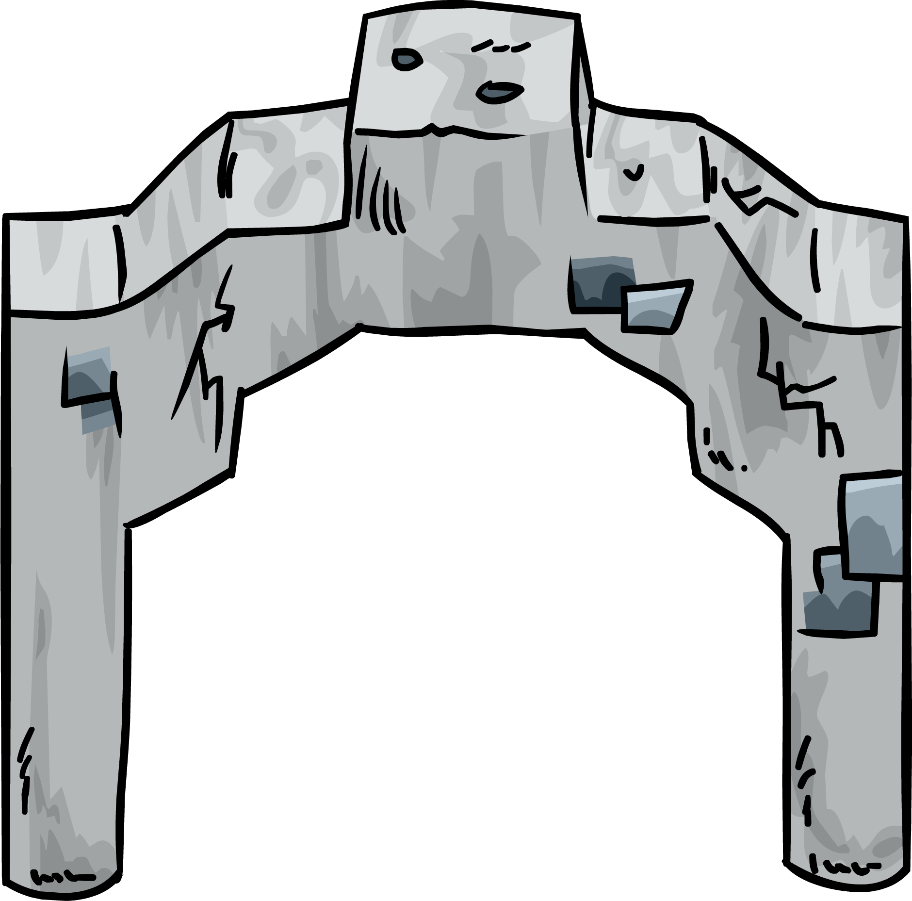 Stone Arch Ruins - Portable Network Graphics Clipart (1880x1857), Png Download