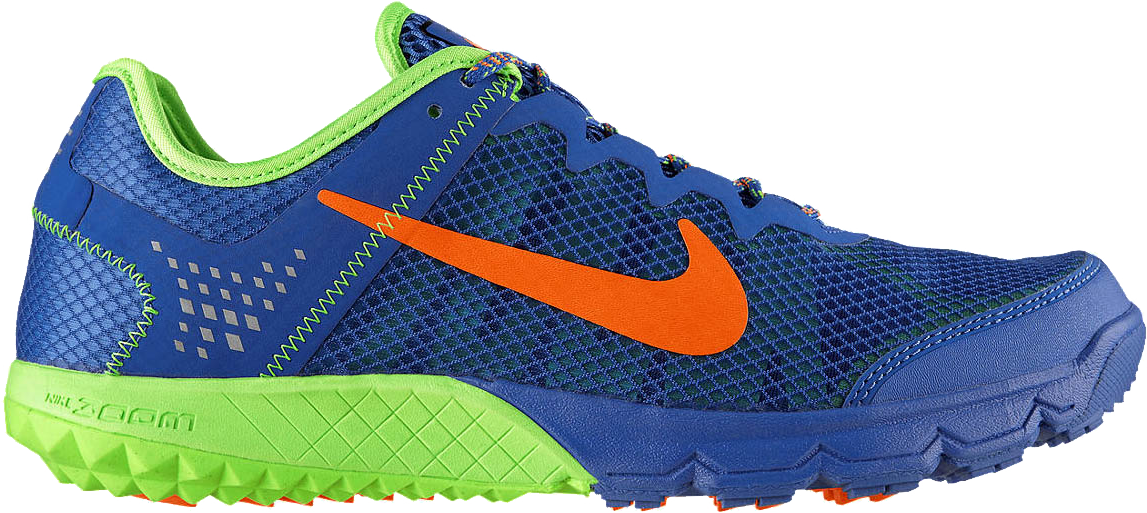 Running Shoes Clipart Asics - Mens Nike Zoom Wildhorse Blue - Png Download (1147x513), Png Download