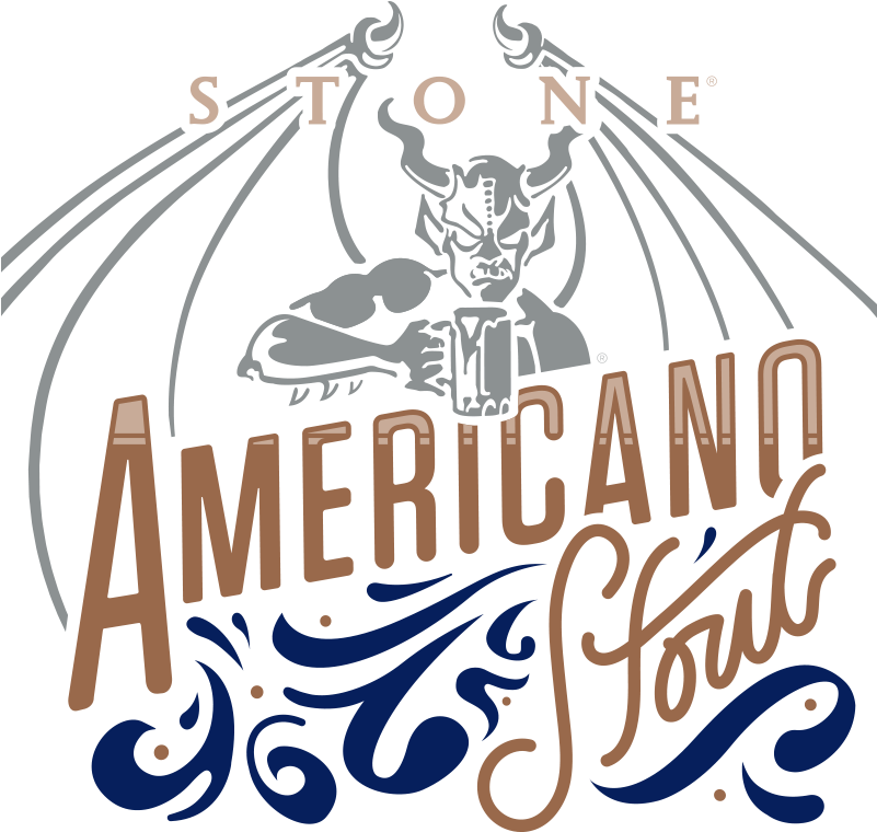 Stone Americano Stout - Stone Americano Clipart (800x800), Png Download