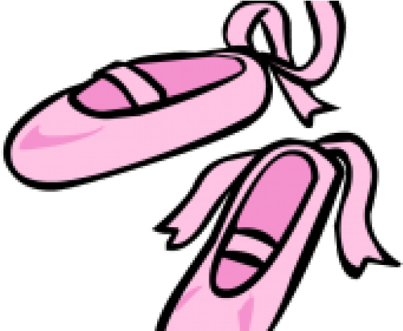 Shoes Clipart Balerina - Flat Ballet Shoes Clipart - Png Download (640x480), Png Download