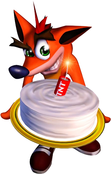 2 Replies 3 Retweets 21 Likes - Crash Bandicoot Happy Birthday Clipart (600x600), Png Download
