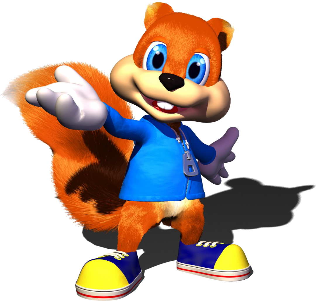 1813792 - >> - Pipsy Conker's Bad Fur Day Clipart (1100x1046), Png Download