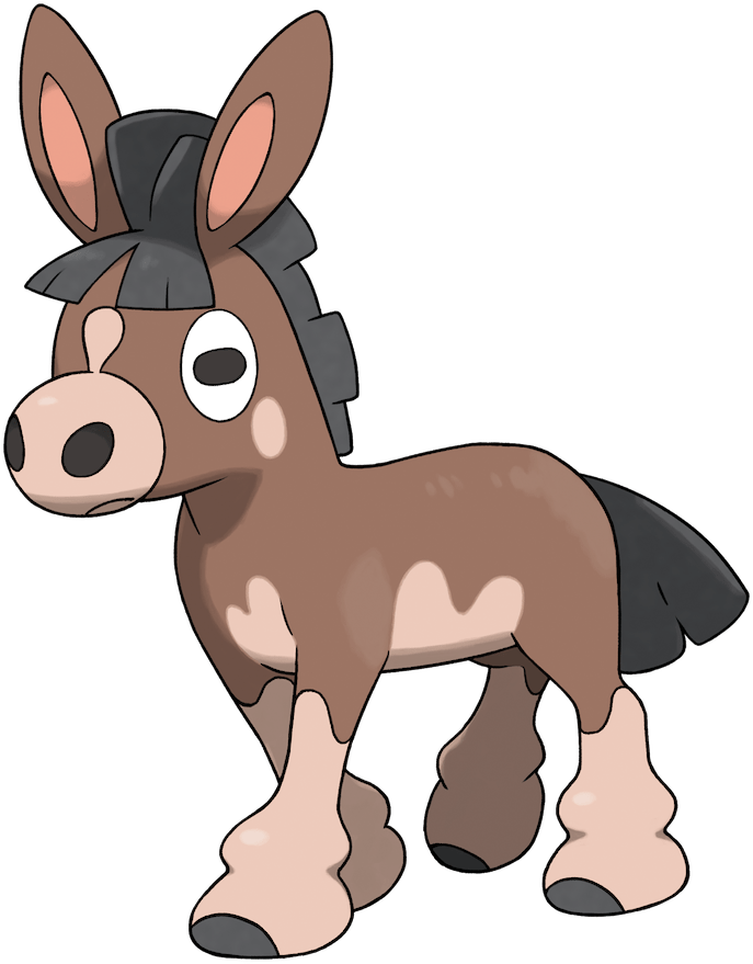 Serebiinet 2016 Aug 01 - Pokemon Mudbray Clipart (873x1024), Png Download