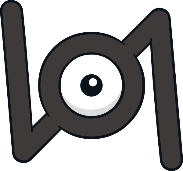 Unown N Form Clipart (600x561), Png Download