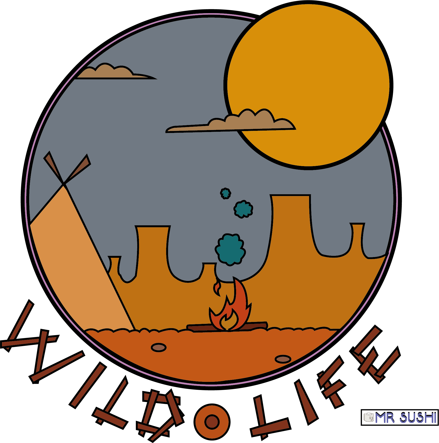 Wild Life - The Oxford Hotel Clipart (1839x1856), Png Download