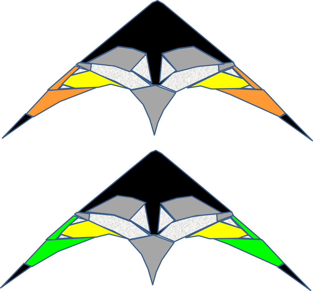 Fish Kiting Team A Full Set Of - Flying Fish Clipart (1101x1024), Png Download