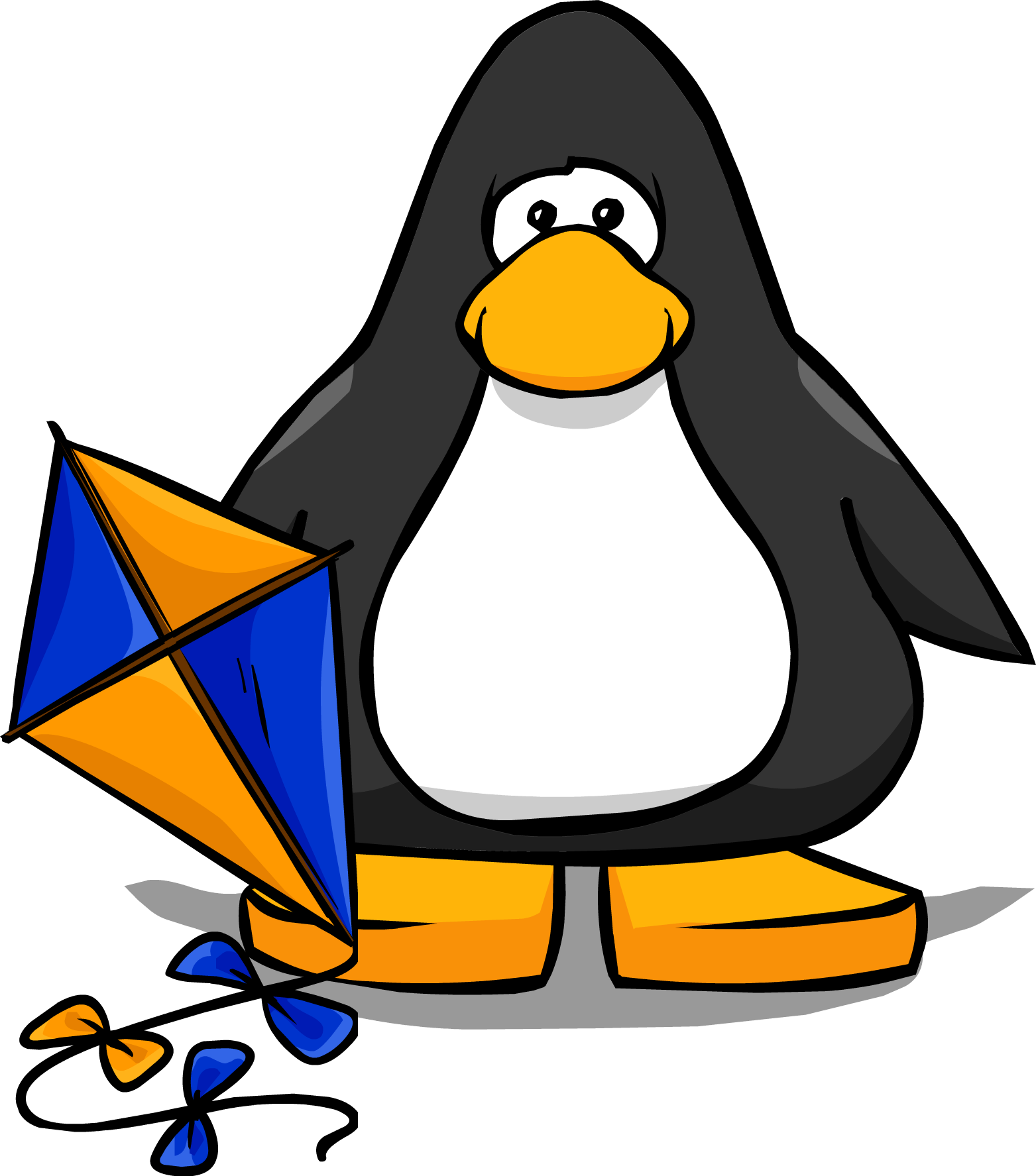 Penguin With A Horn Clipart (1563x1775), Png Download