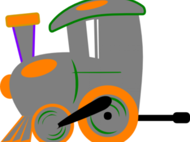 Gray Clipart Train - Gray Train Clipart - Png Download (640x480), Png Download