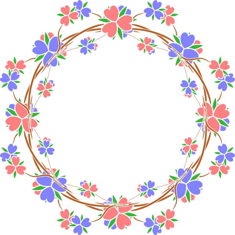 Floral Design Drawing Flower Visual Arts - Happy New Year 2019 Png Clipart (750x750), Png Download