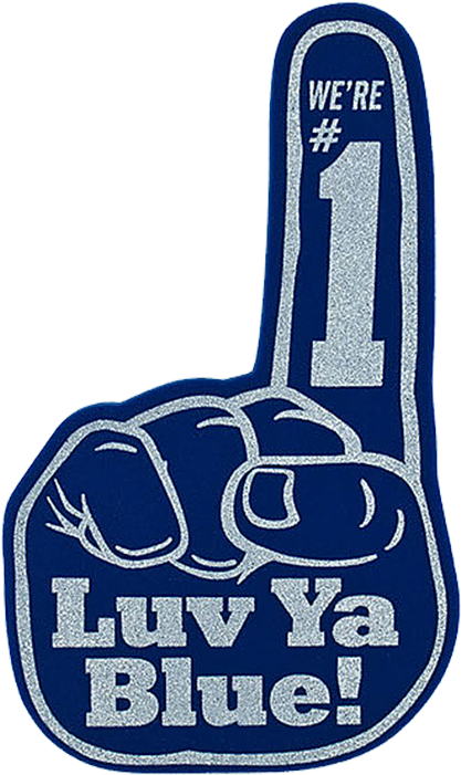 #1 Foam Hand Mitts - Custom Foam Finger Clipart (700x700), Png Download