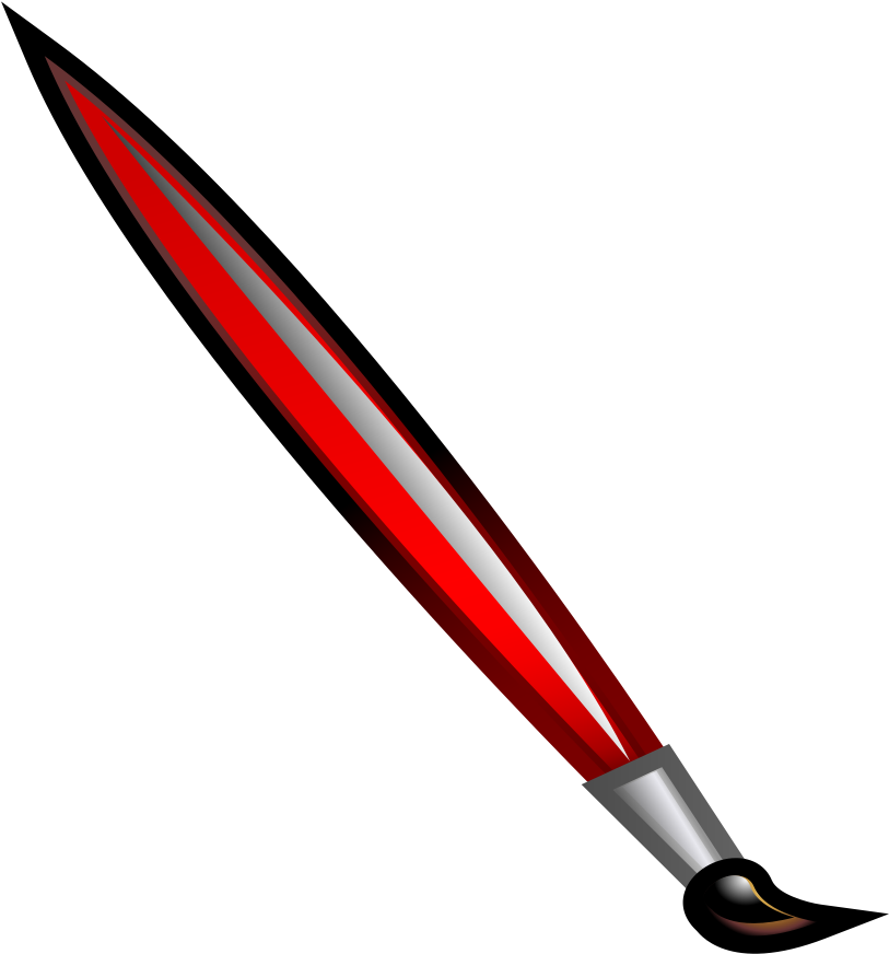 File - Inkscape Paintbrush - Svg - Kookaburra Wildfire Hockey Stick Clipart (1000x1000), Png Download