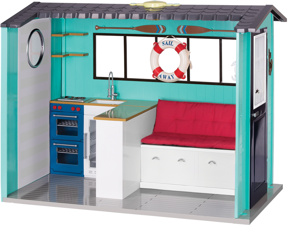 Our Genration Seaside Beach House - Our Generation Beach House Clipart (1050x1050), Png Download