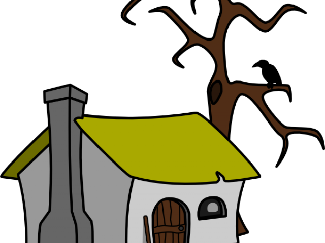 Cottage Clipart Campfire - Cottage Clip Art - Png Download (640x480), Png Download