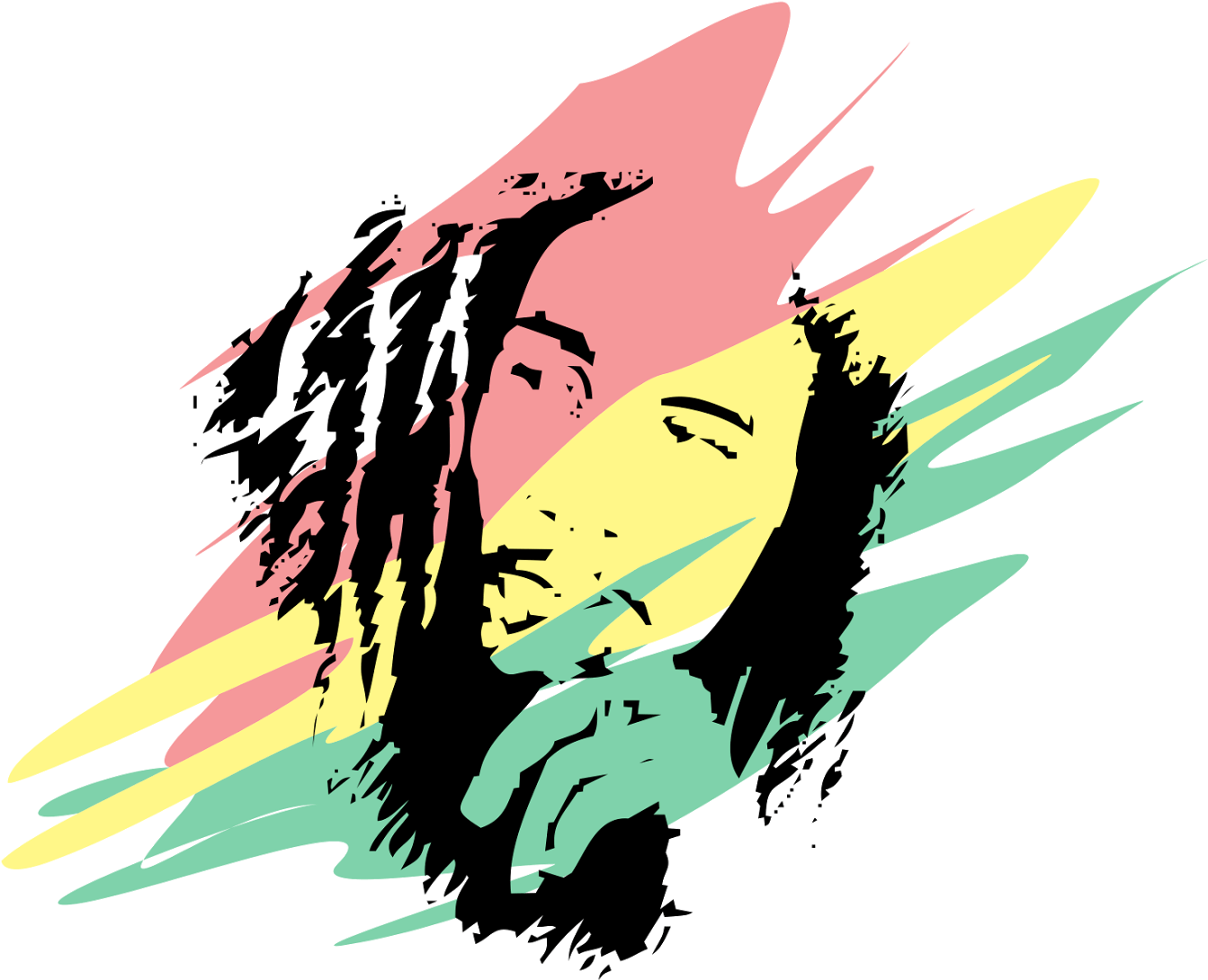 Bob Marley Png - Bob Marley Clip Art Transparent Png (1600x1136), Png Download