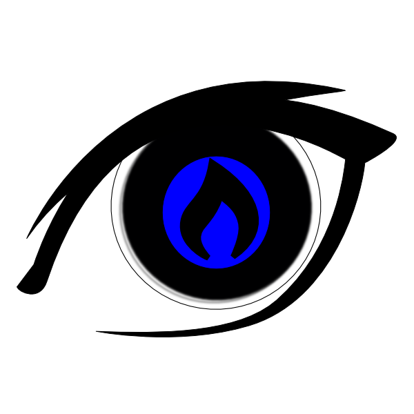 Burning Eye Svg Clip Arts 600 X 600 Px - Png Download (600x600), Png Download