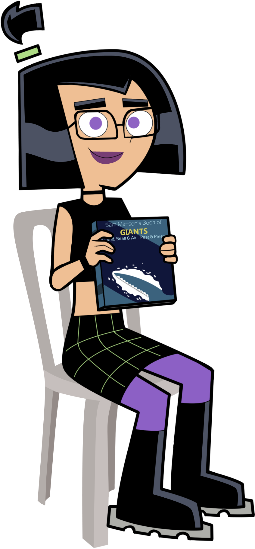 Sam Manson With Her Giants Children& - Cartoon Clipart (1200x2000), Png Download