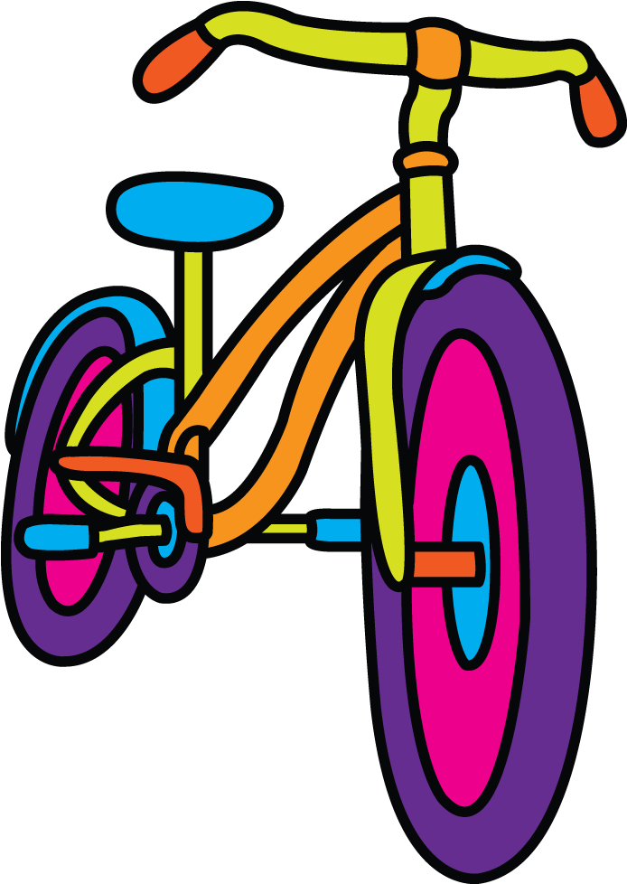 Bicycle Simple Drawing At Getdrawings Com Free - Kids Bike Drawing Clipart (720x1280), Png Download