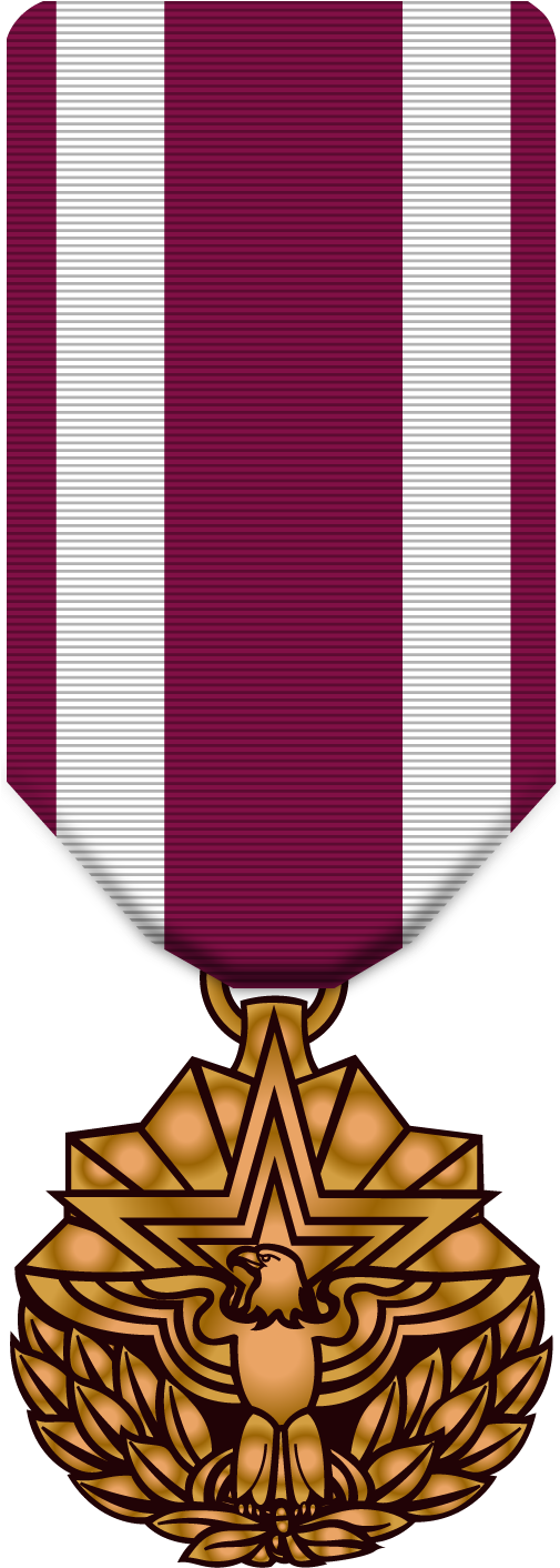 Meritorious Service Medal - Clipart Distinguished Service Medal - Png Download (504x1421), Png Download
