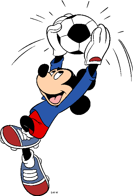Png - Mickey Mouse Futbol Png Clipart (504x704), Png Download