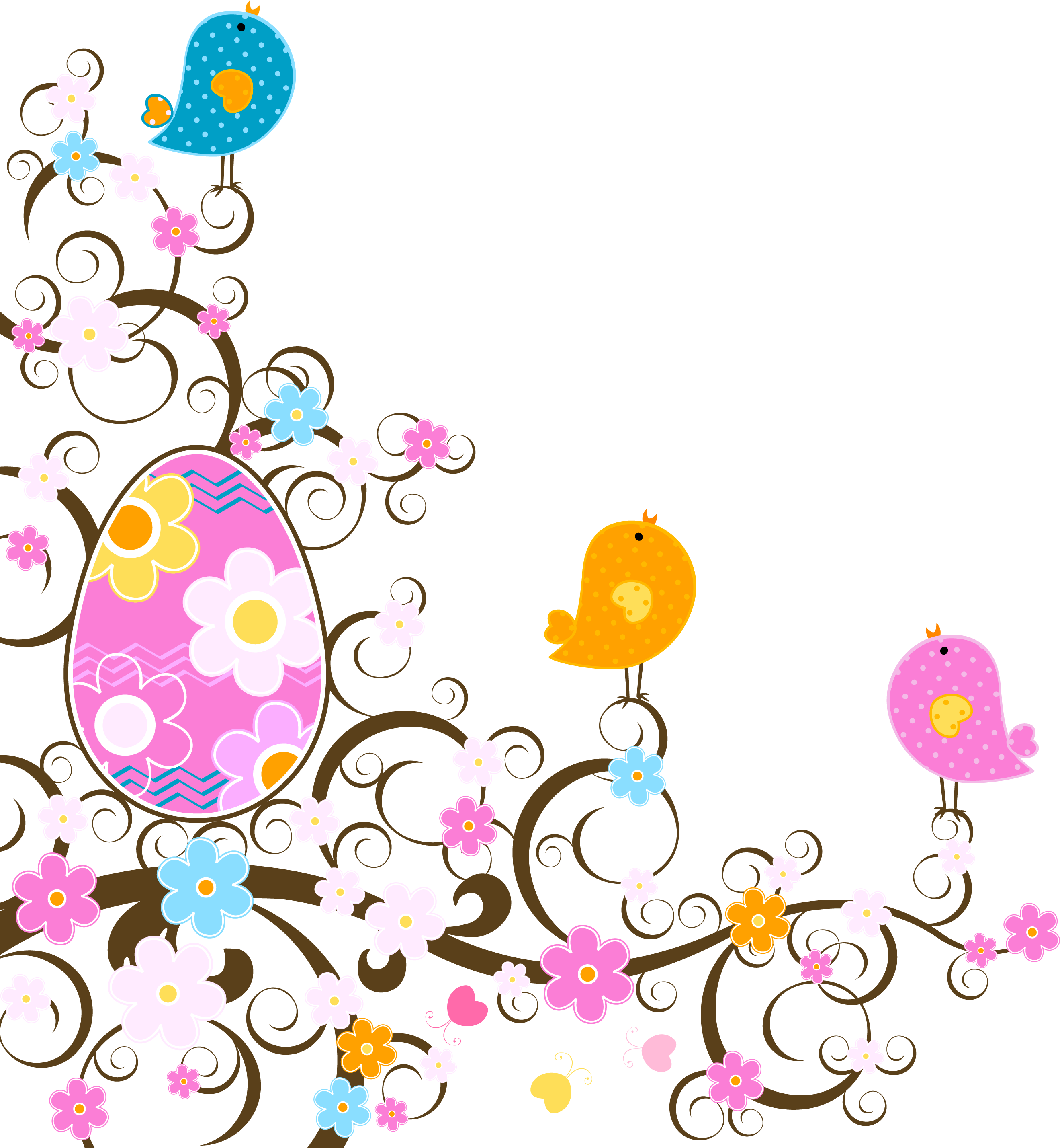 Flowers At Getdrawings Com Free For Personal - Easter Transparent Clipart - Png Download (2637x3034), Png Download
