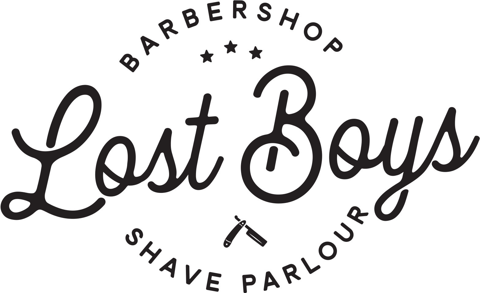 Lost Boys Barbershop Clipart (1682x1026), Png Download