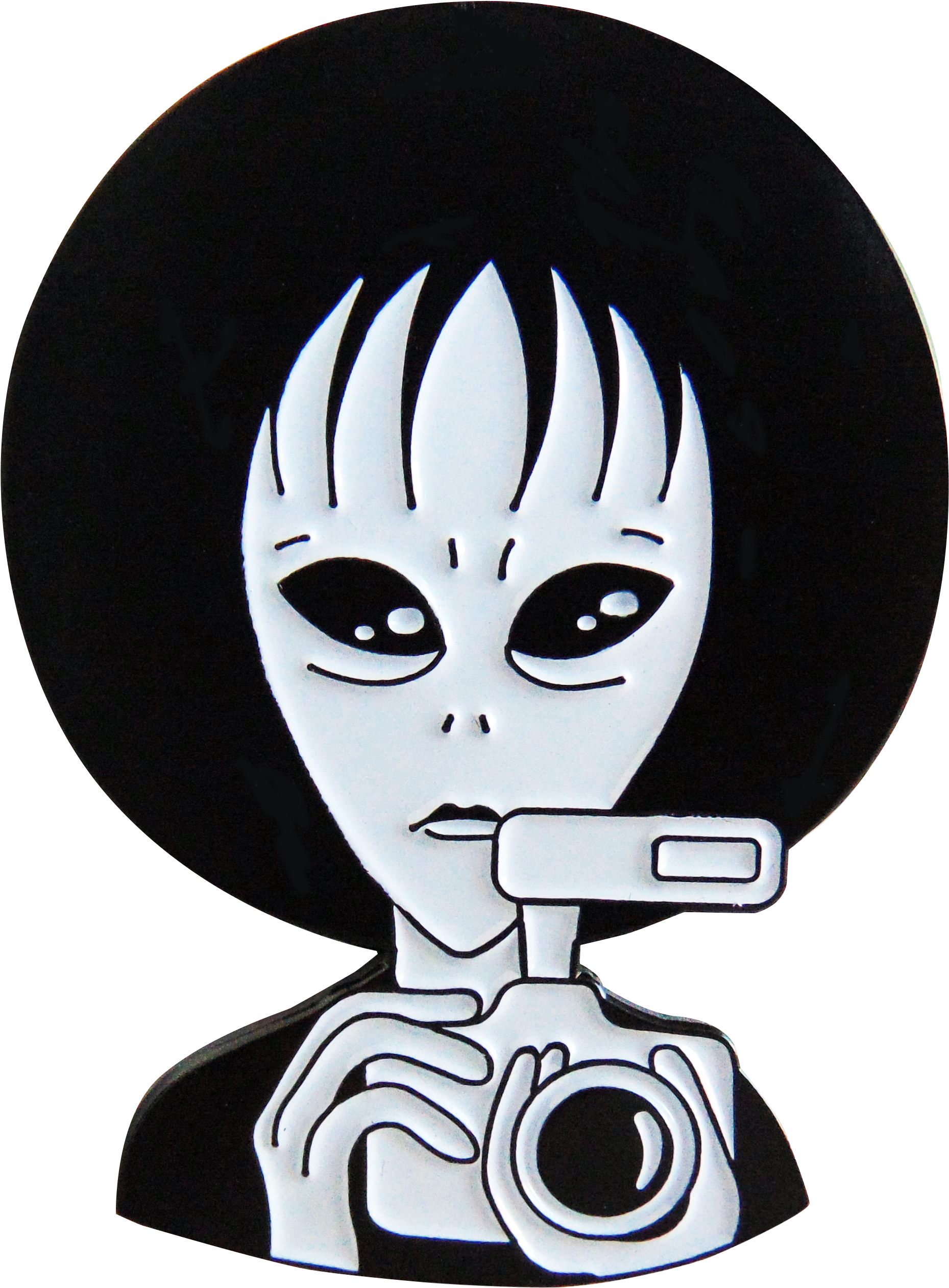 Strange And Unusual Pin / Lydia Alien Photographer - Illustration Clipart (2522x2521), Png Download