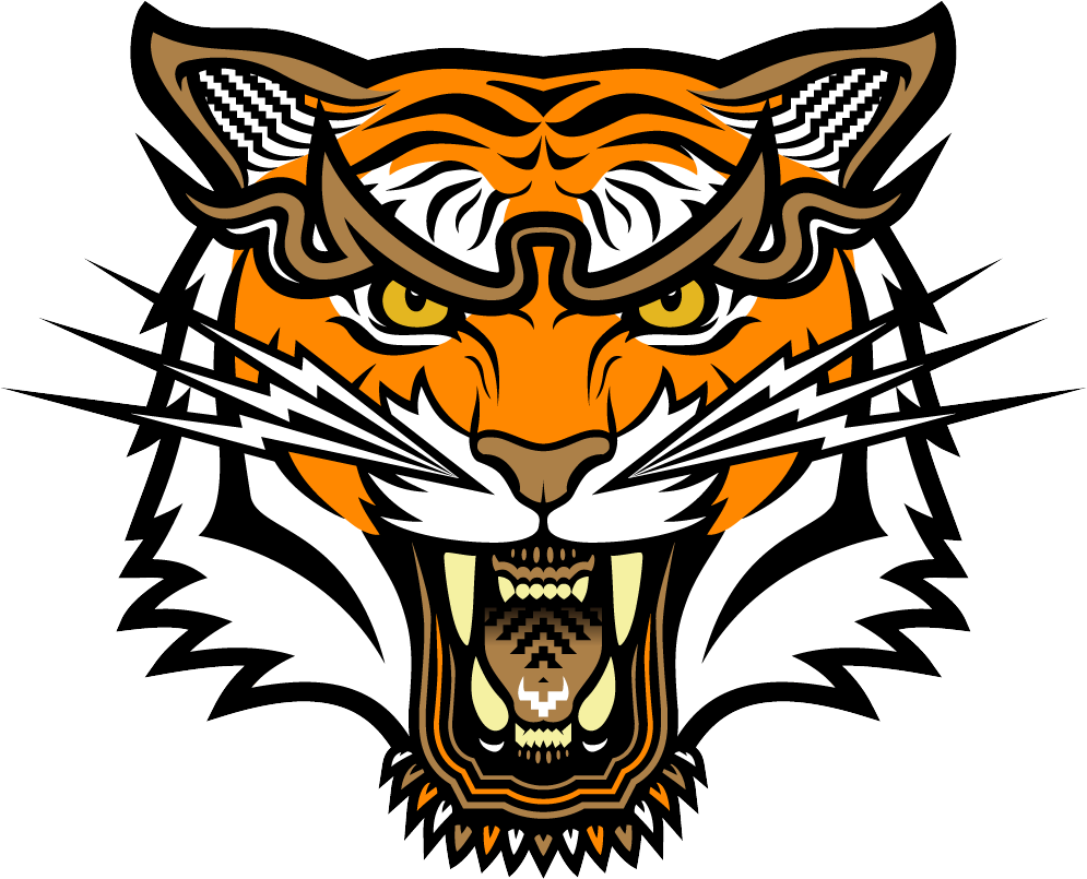 Hands Clipart Surfer - Tiger - Png Download (995x805), Png Download