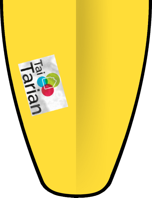 Surfboard Bottom - Surfing Clipart (500x650), Png Download