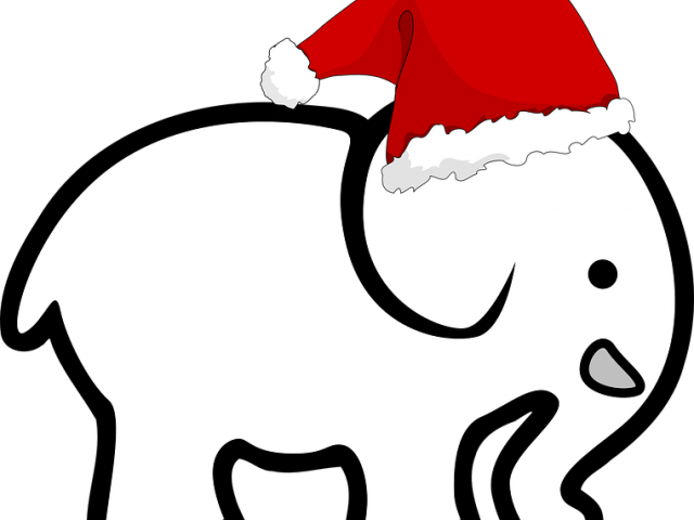 Christmas Clipart Elephant - Clip Art White Elephant Gift Exchange - Png Download (640x480), Png Download