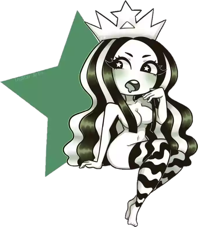 Picture - Starbucks Chan Clipart (680x779), Png Download