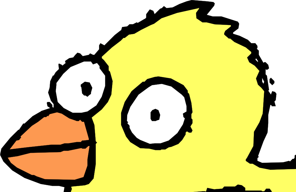 Thats Just How I Like It - Bird Cartoon Black And White Clipart (947x616), Png Download