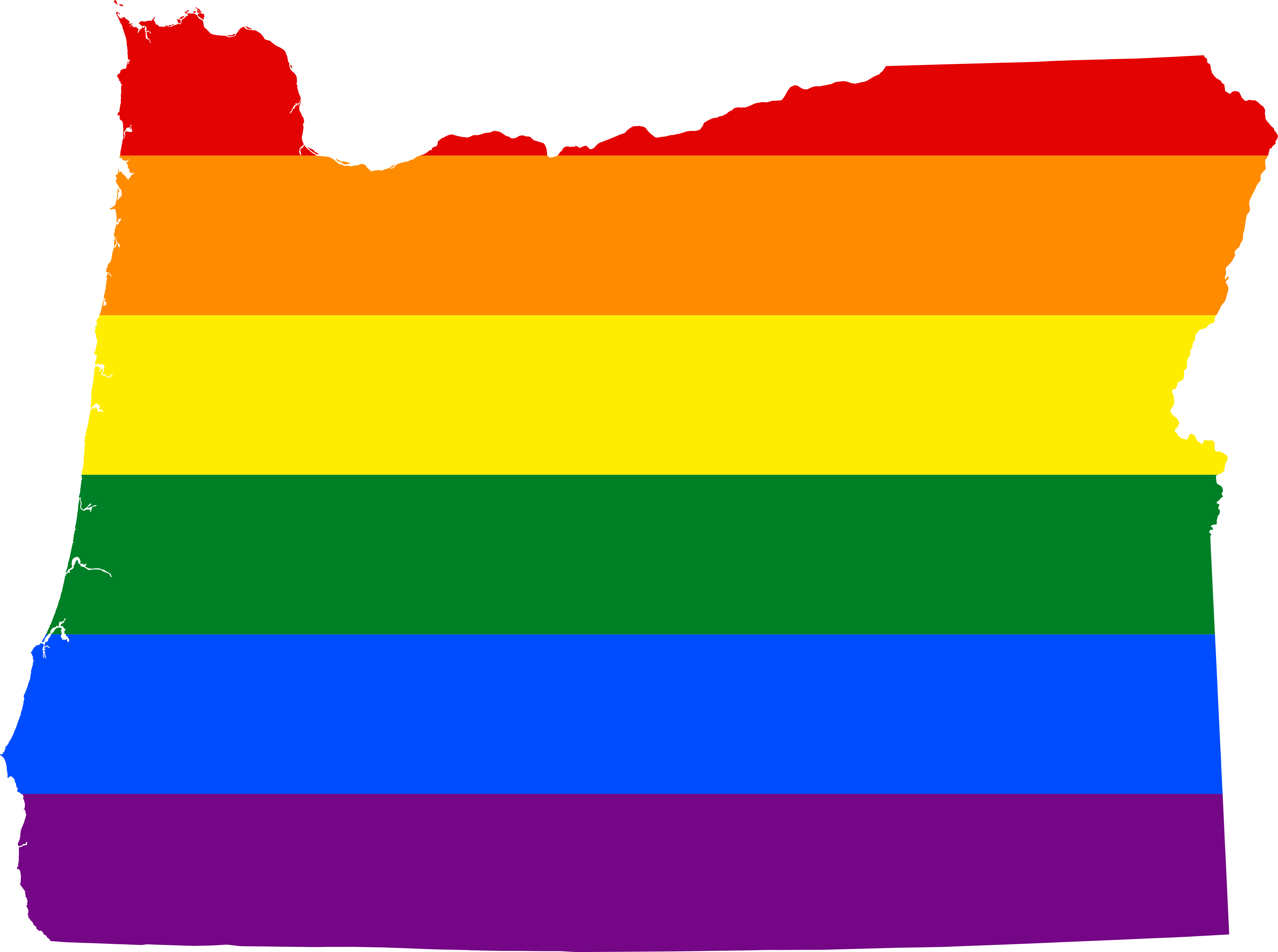 Open - Lgbt Oregon Clipart (2000x1491), Png Download