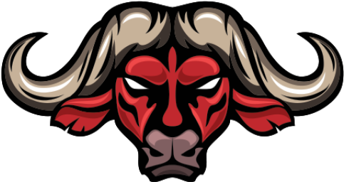 Red Bull Clipart Bad - Sticker Vinyl Decals Bafalo Car Window Wall Art Decor - Png Download (640x480), Png Download