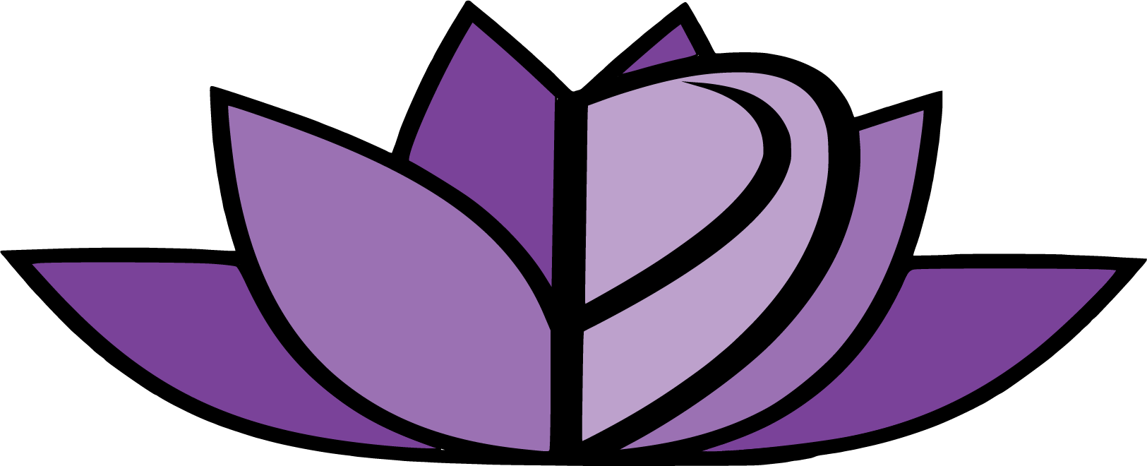 Purple Lotus Designs - Comics Clipart (1625x660), Png Download