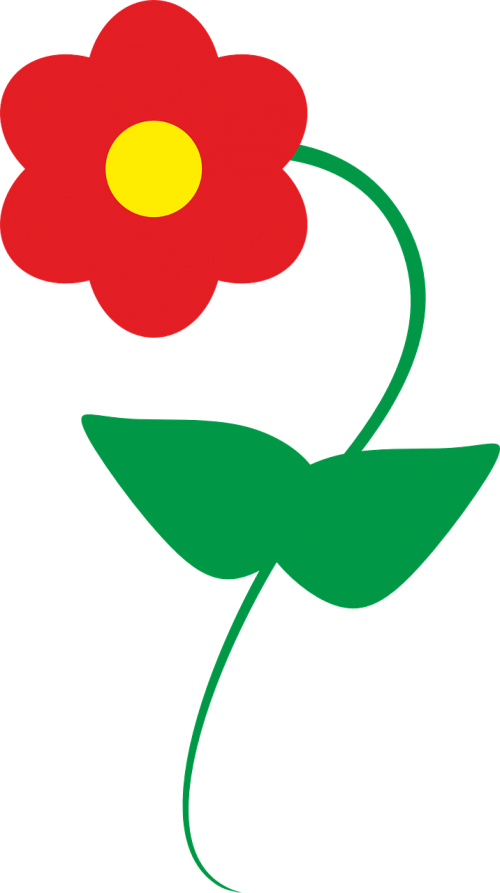 Kwiatek Grafika Clipart (500x893), Png Download