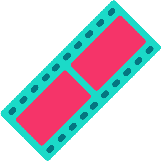 U 1 F 39 E Filmframes - Plastic Clipart (568x568), Png Download