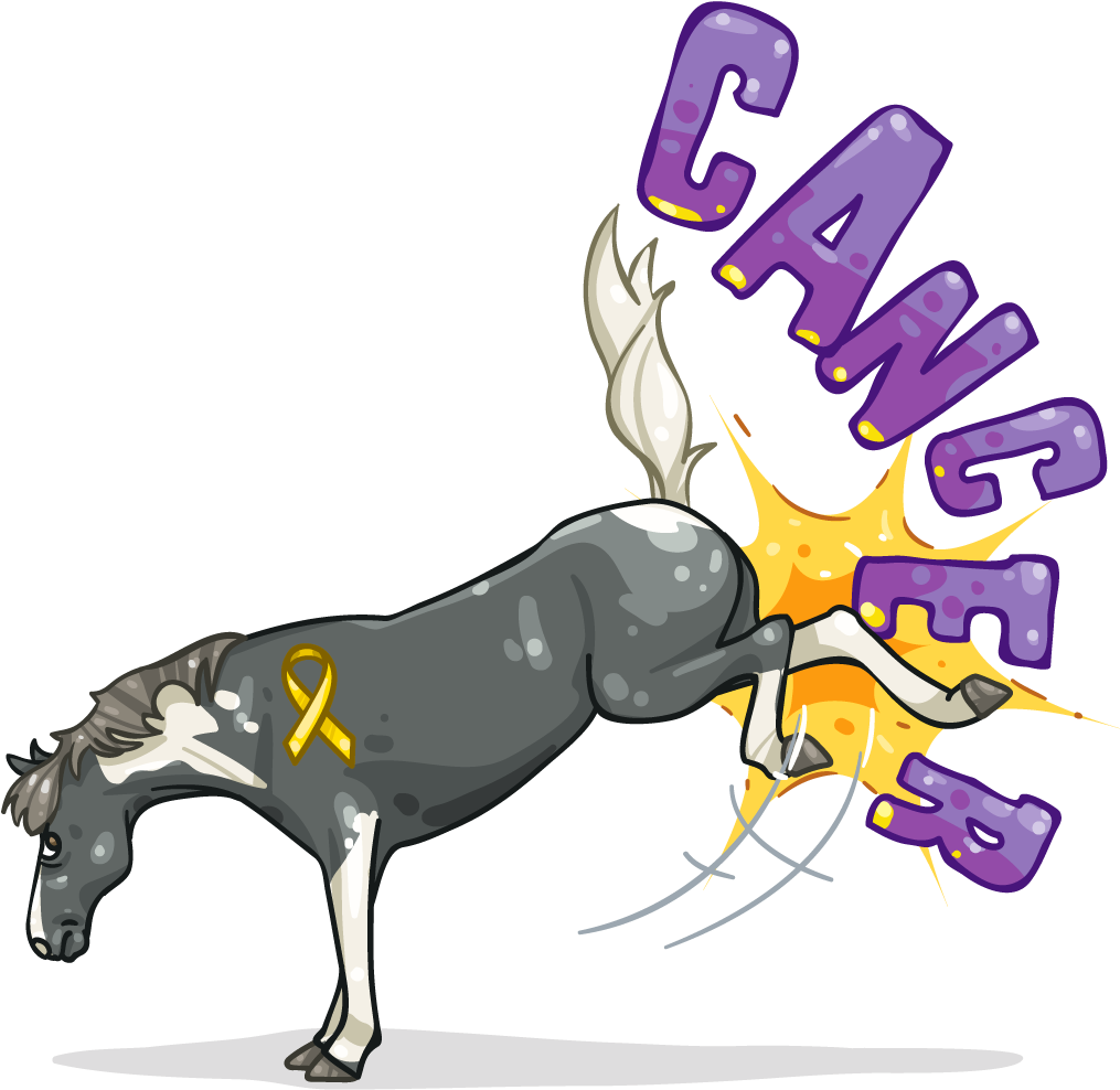 Kicking Cancers Butt Clipart (1024x1024), Png Download