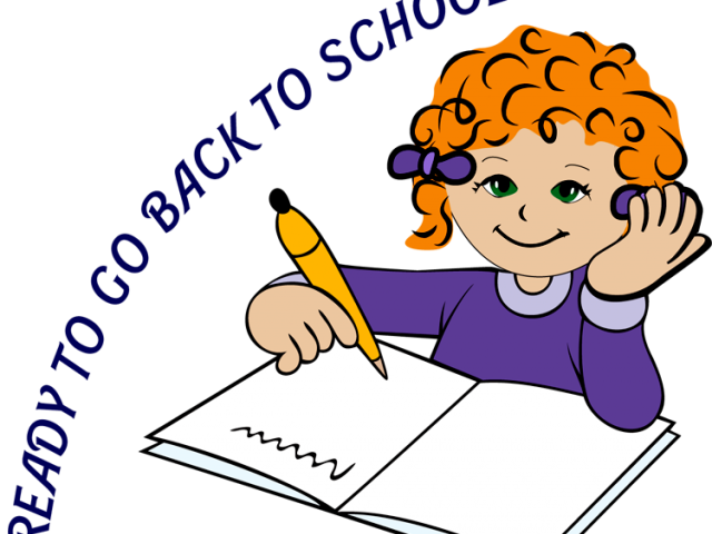 Students Writing Clipart - Student Thinking Clipart - Png Download (640x480), Png Download