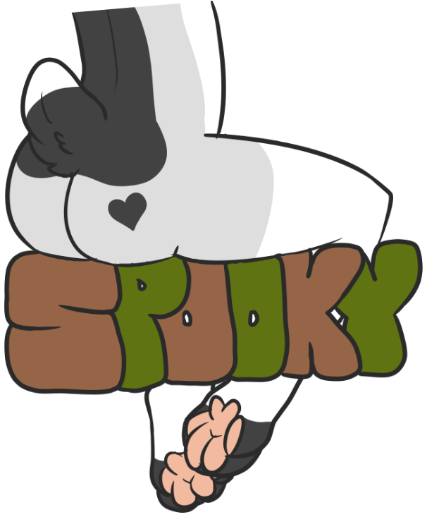 [c] Spooky Butt Badge - Cartoon Clipart (606x733), Png Download