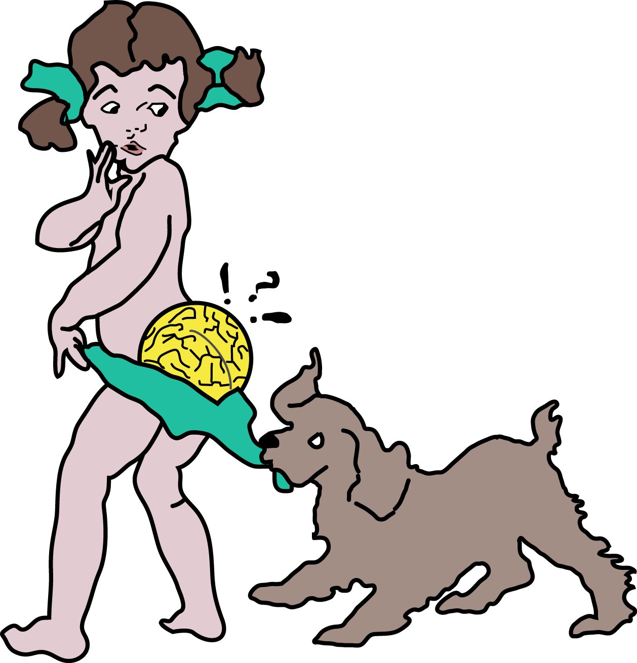 My Brains Are In My Butt - Blog Clipart (1258x1310), Png Download