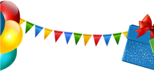 Balloons Clipart Boarder - Birthday To Me Png Transparent Png (640x480), Png Download